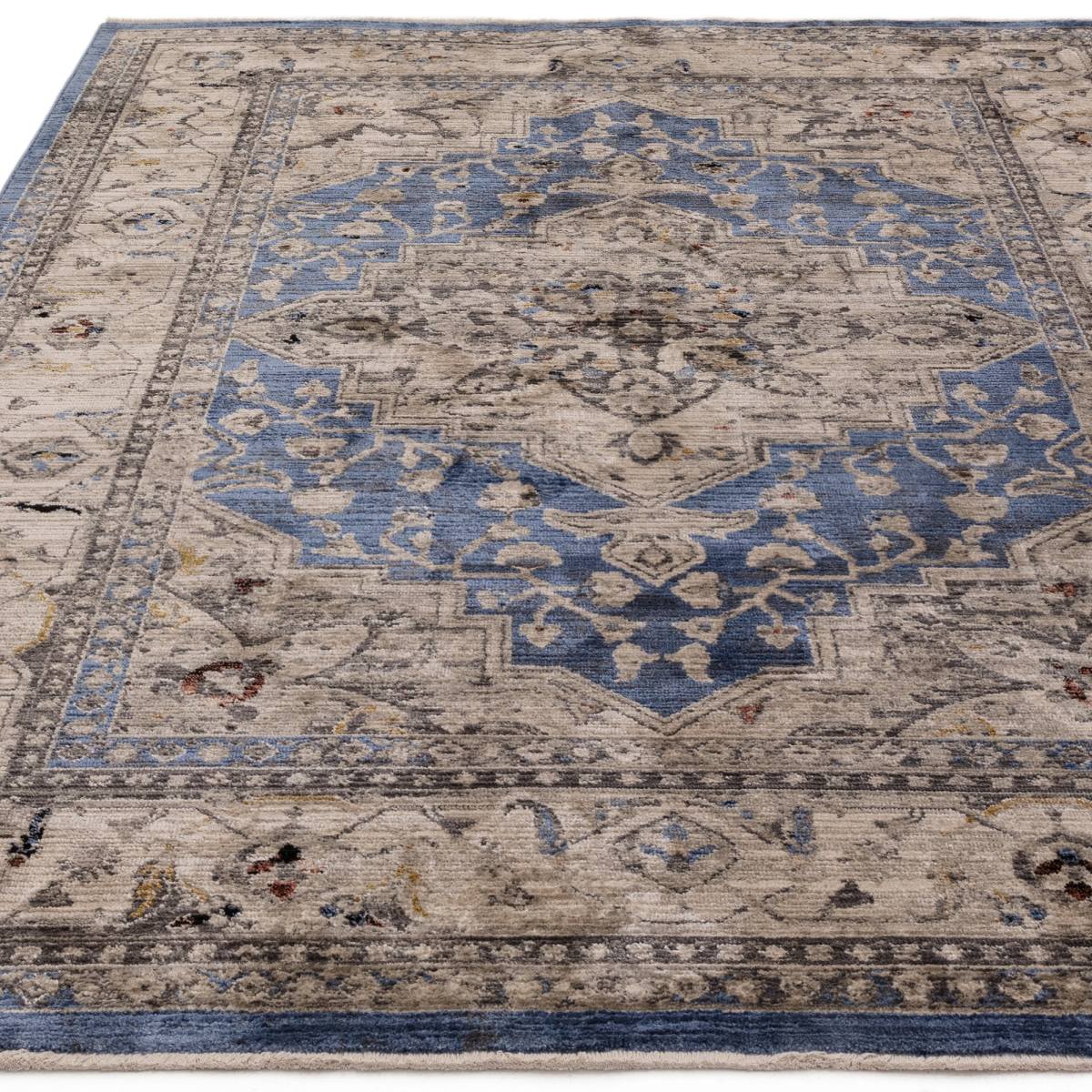 Sovereign Traditional Rug - Blue Medallion