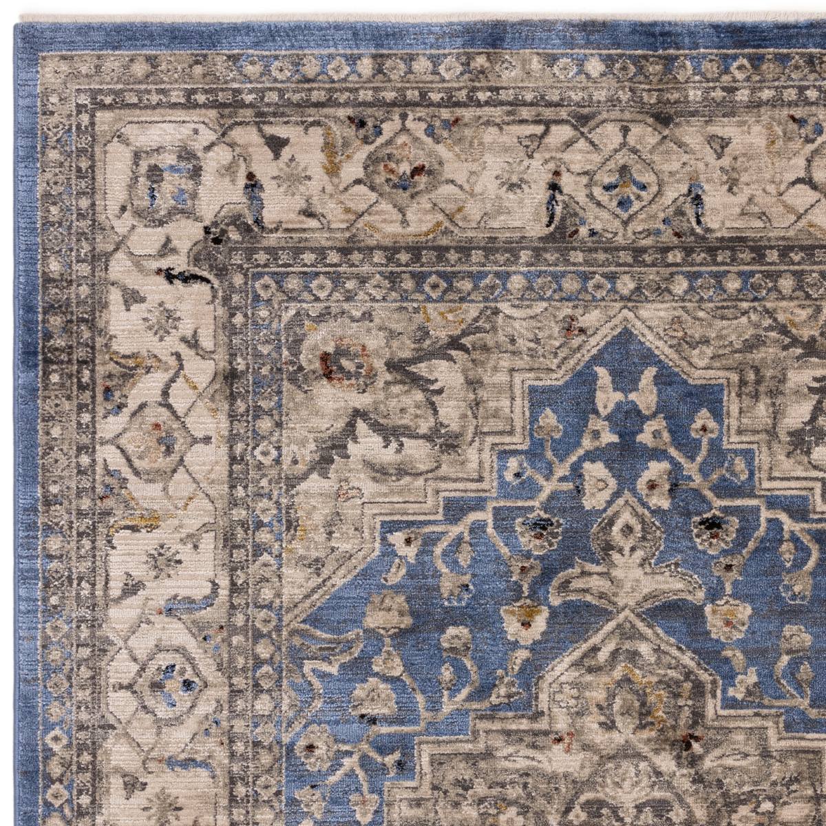 Sovereign Traditional Rug - Blue Medallion