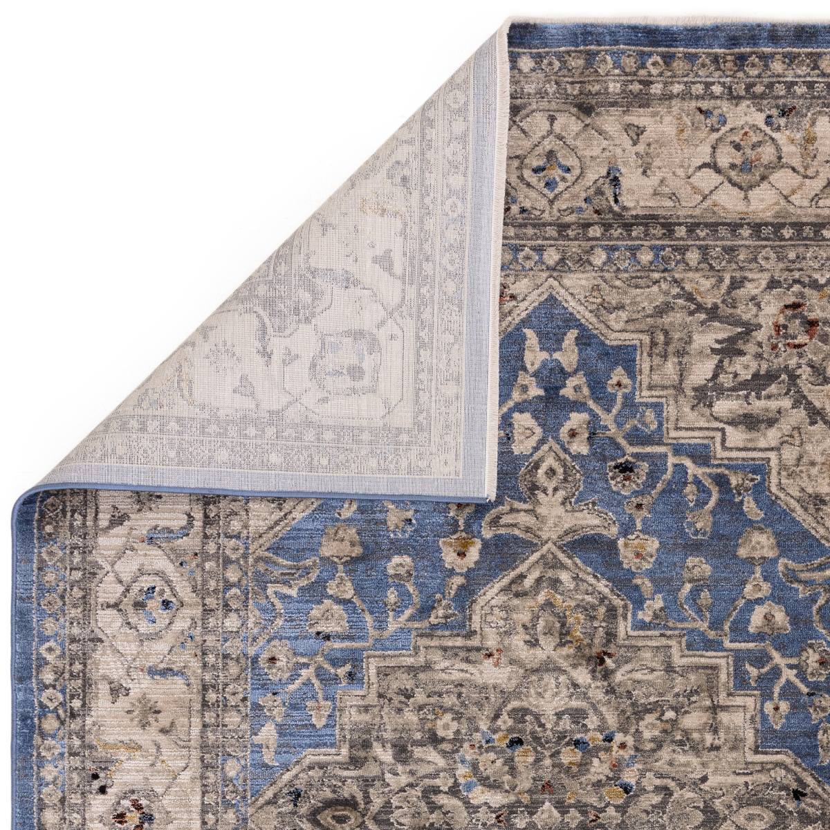 Sovereign Traditional Rug - Blue Medallion