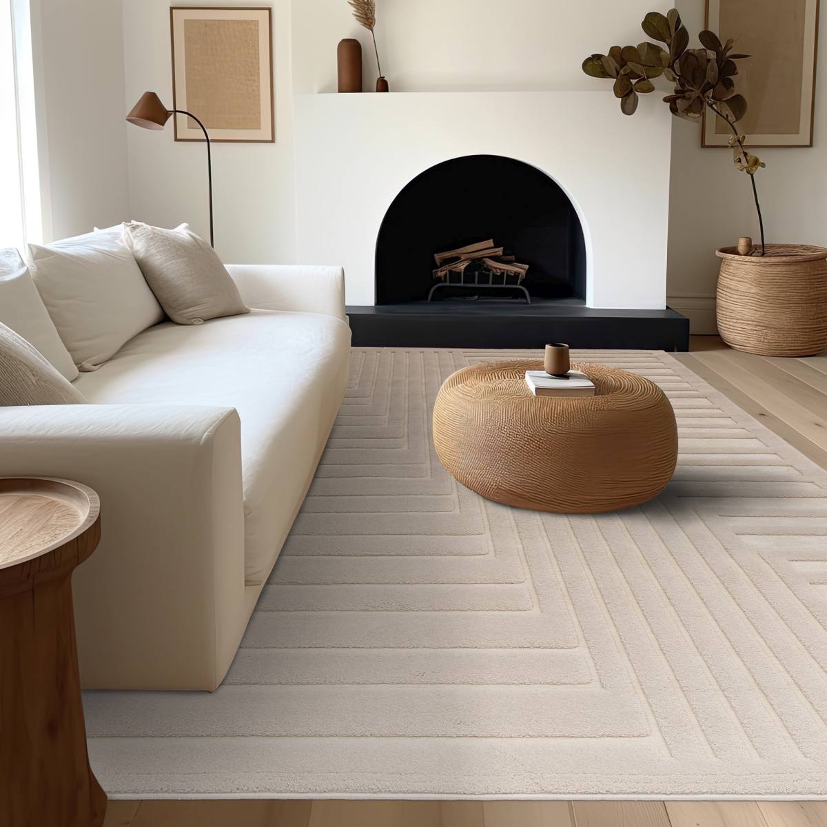 Valley Super Soft Modern Rug - Ivory Connection