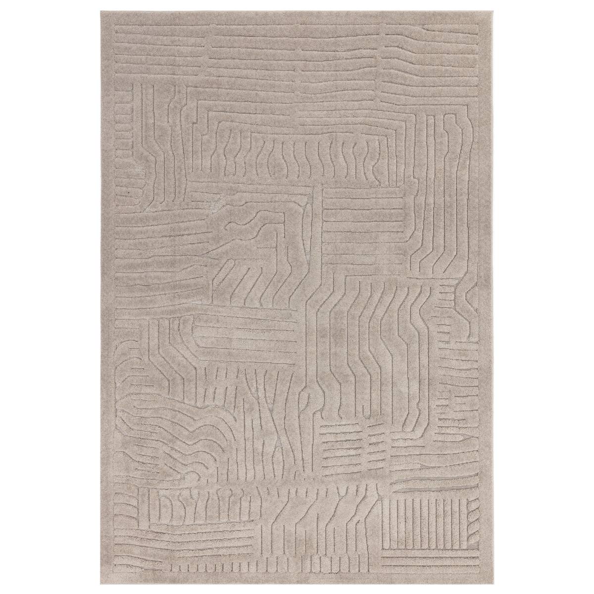 Valley Super Soft Modern Rug - Natural Route