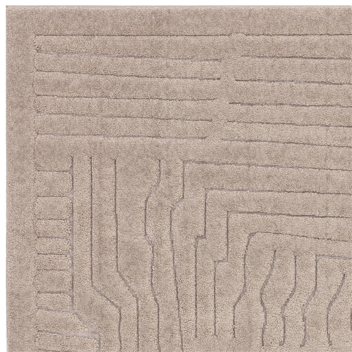 Valley Super Soft Modern Rug - Natural Route