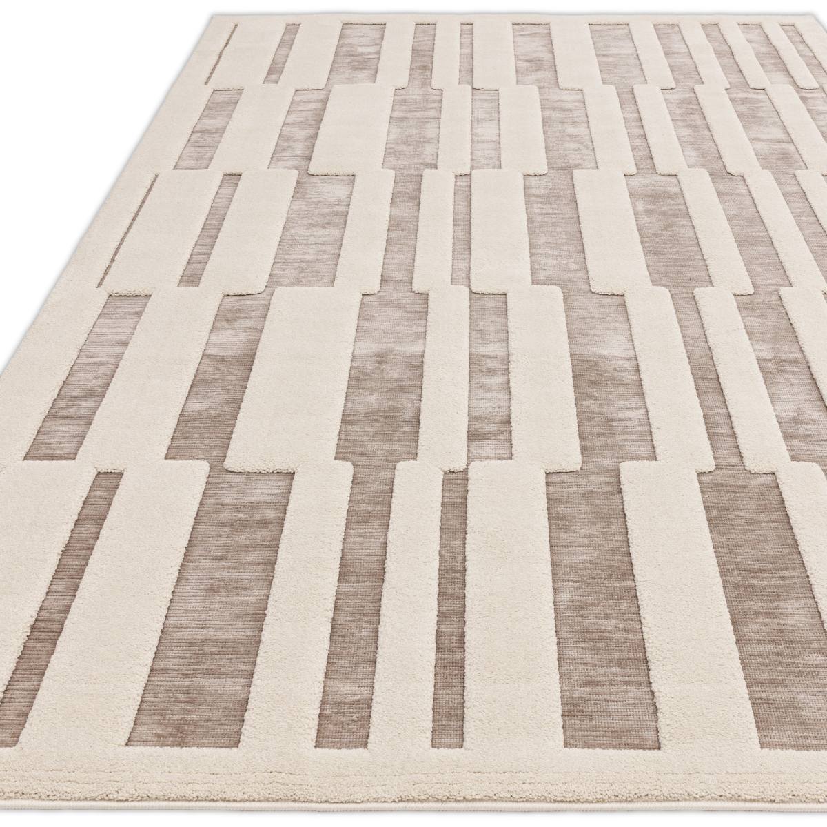 Valley Super Soft Modern Rug - Natural Ivory Tile