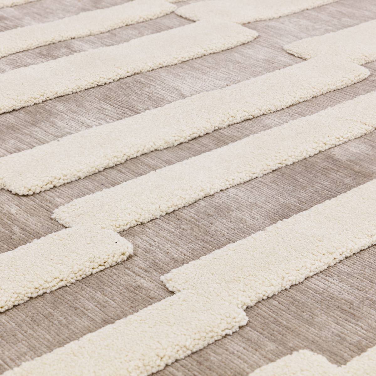 Valley Super Soft Modern Rug - Natural Ivory Tile Valley Super Soft Modern Rug - Natural Ivory Tile