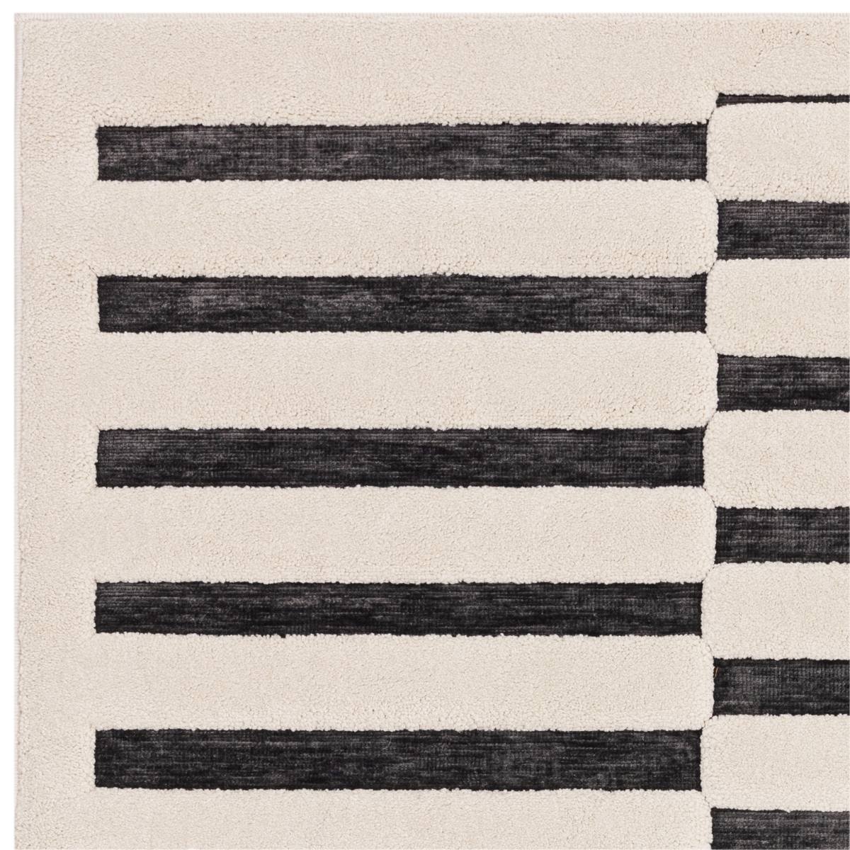 Valley Super Soft Modern Rug - Charcoal Ivory Build Valley Super Soft Modern Rug - Charcoal Ivory Build