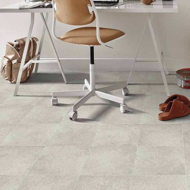 Quartz Pro Tile Vinyl - Vesuvio Light Grey 592 Quartz Pro Tile Vinyl - Vesuvio Light Grey 592