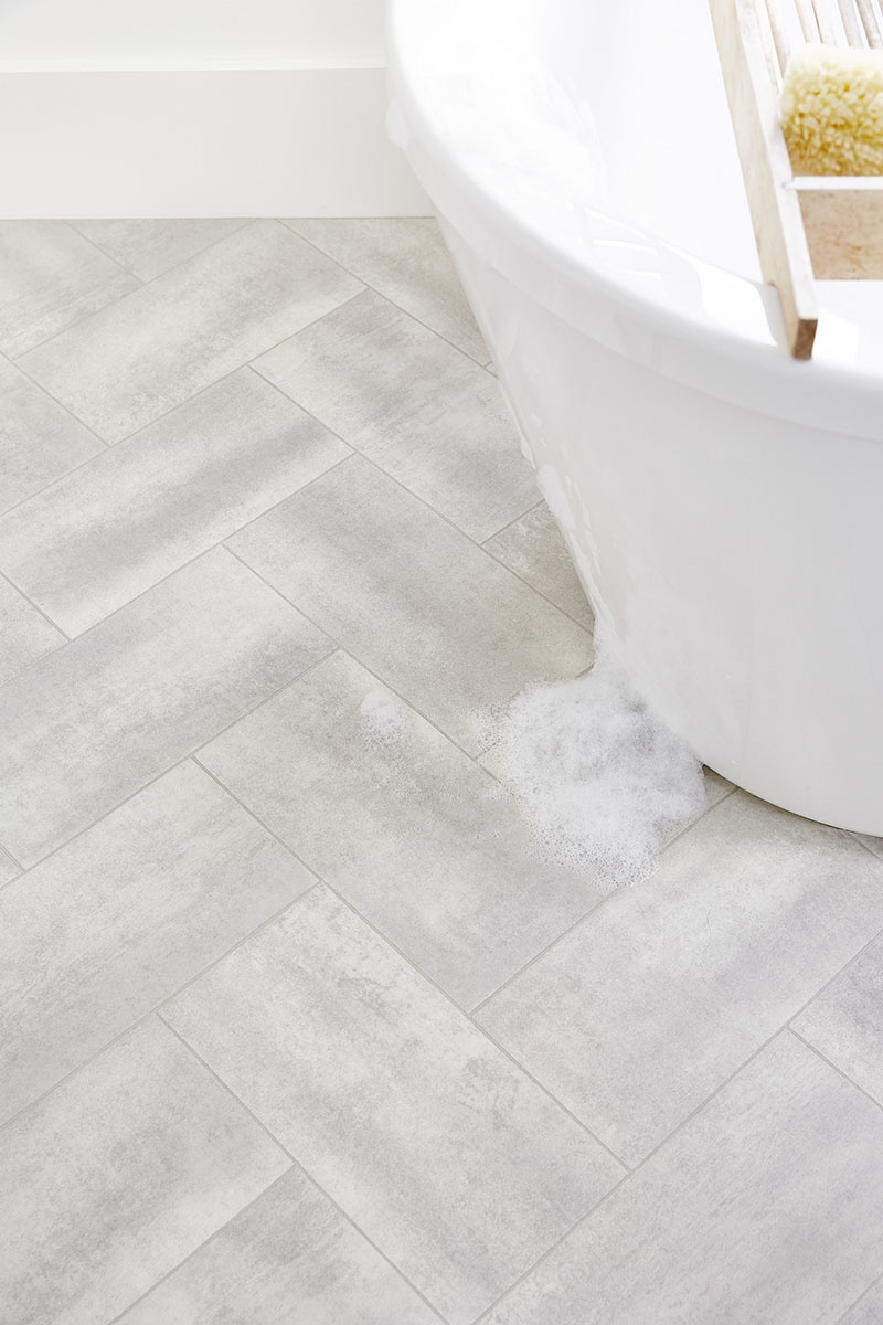 Natural Tiles Vinyl - Bilbao Light Grey 08 Natural Tiles Vinyl - Bilbao Light Grey 08