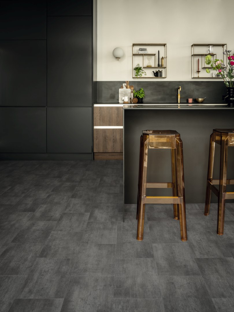 Comfytex Deluxe Pro Tile Vinyl -  Brighton Grey 594