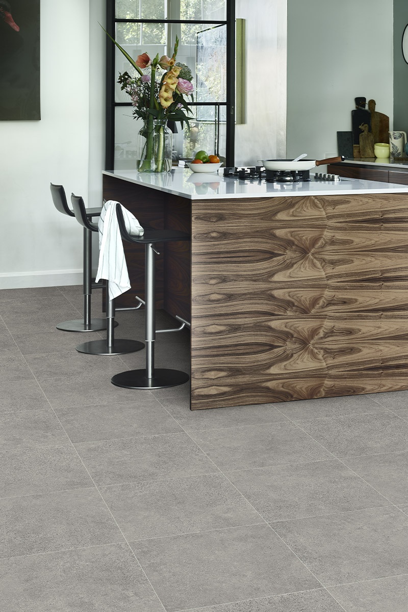 Comfytex Deluxe Pro Tile Vinyl - Tempesta Grey 596