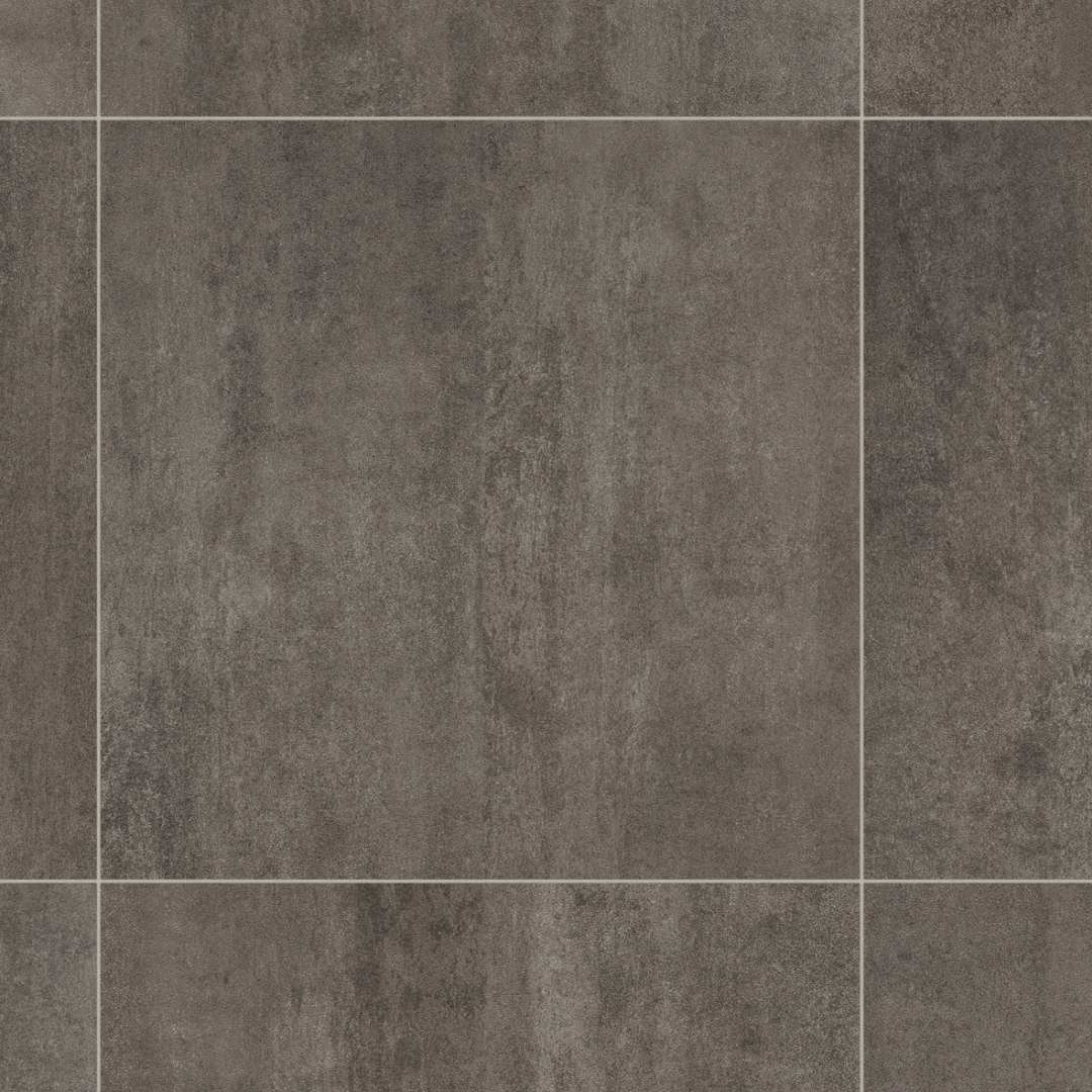 Comfytex Tile Vinyl - Toledo Brown 282 Comfytex Tile Vinyl - Toledo Brown 282