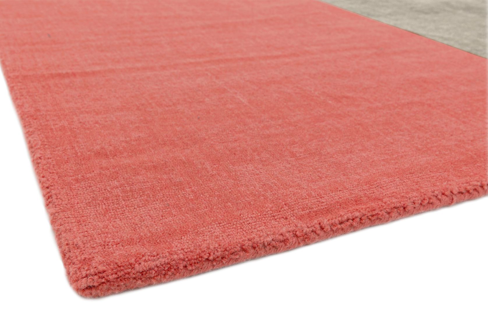 Blox Wool Geometric Rug - Coral Blox Wool Geometric Rug - Coral