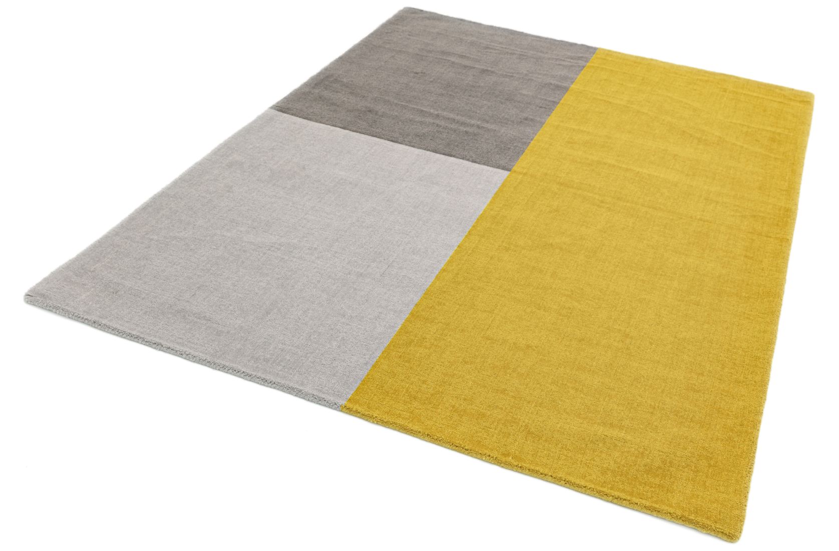 Blox Wool Geometric Rug - Mustard Blox Wool Geometric Rug - Mustard