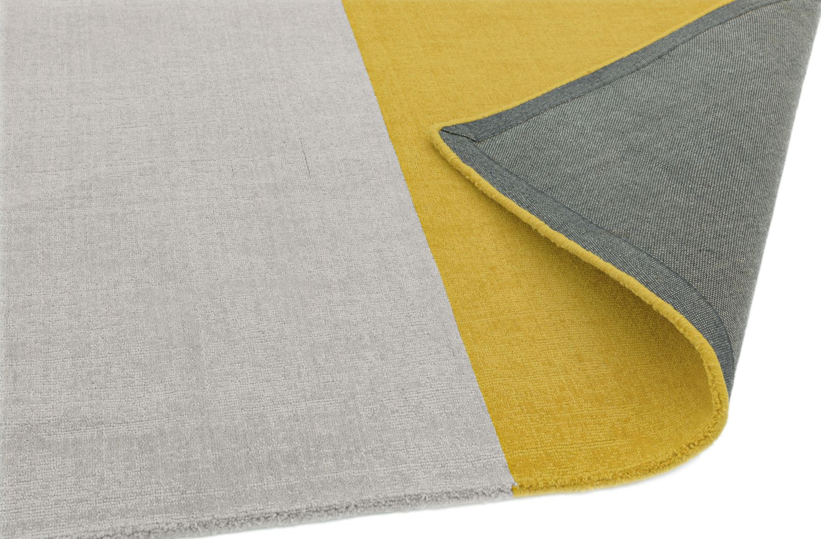 Blox Wool Geometric Rug - Mustard Blox Wool Geometric Rug - Mustard