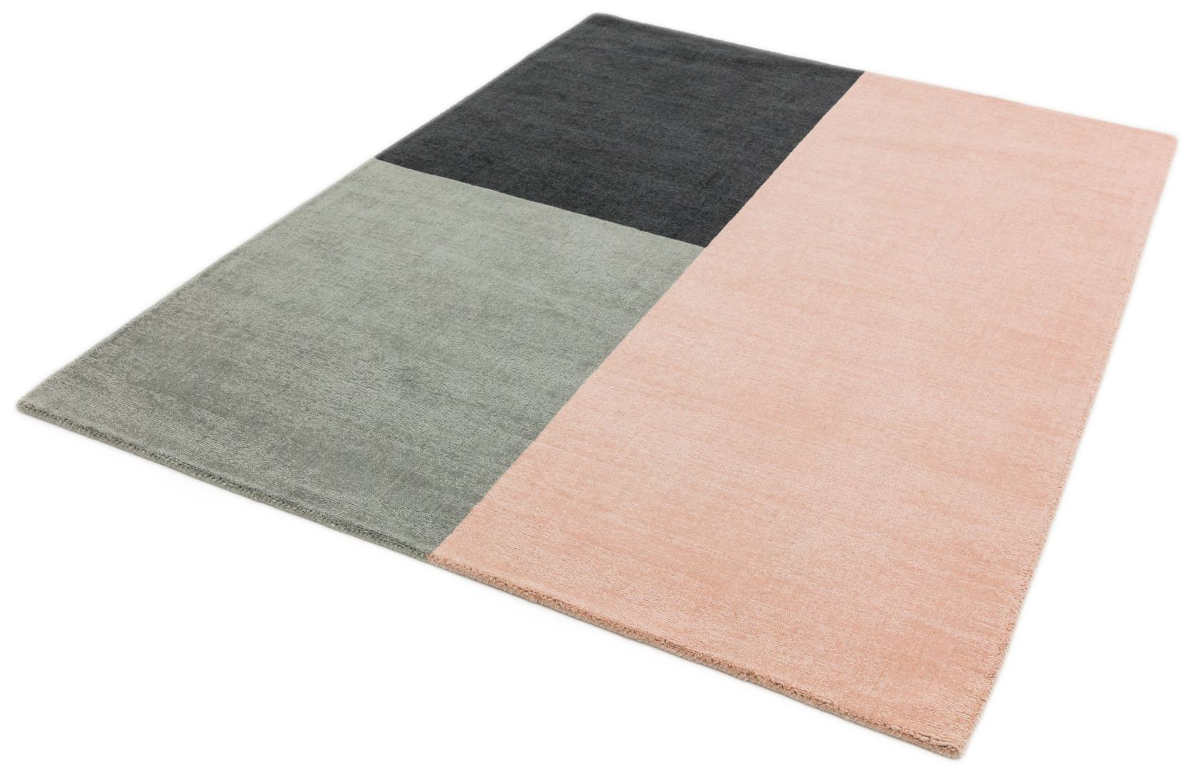 Blox Wool Geometric Rug - Pink Blox Wool Geometric Rug - Pink
