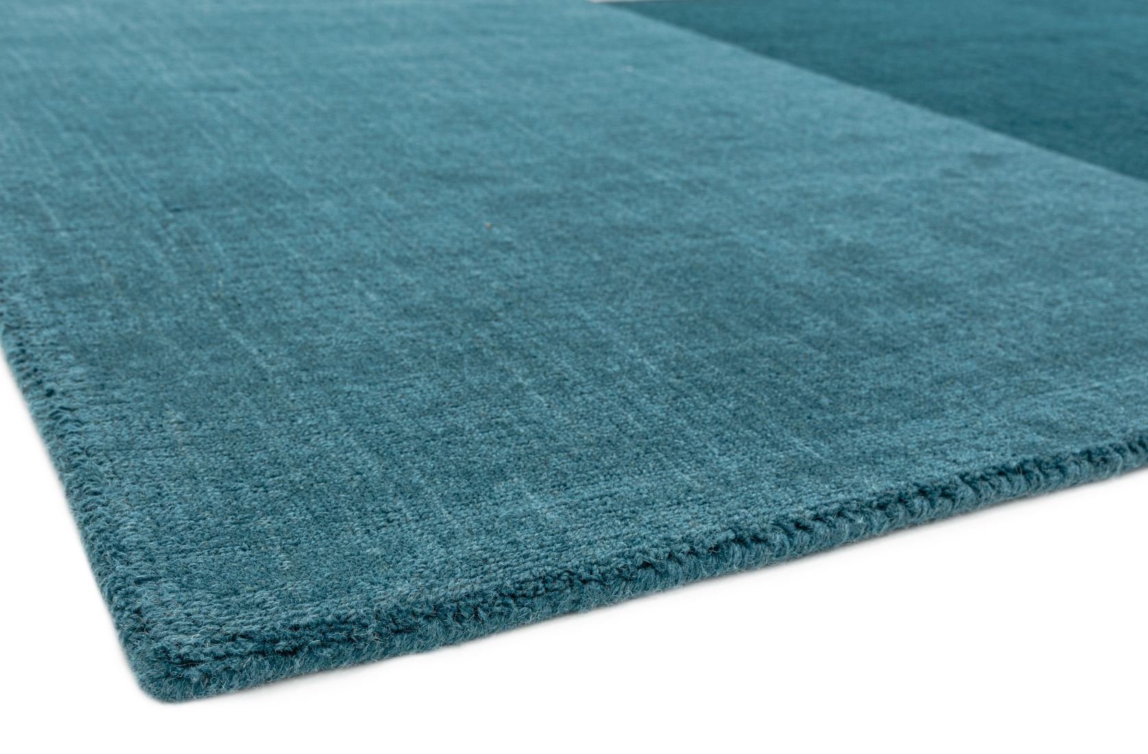 Blox Wool Geometric Rug - Teal