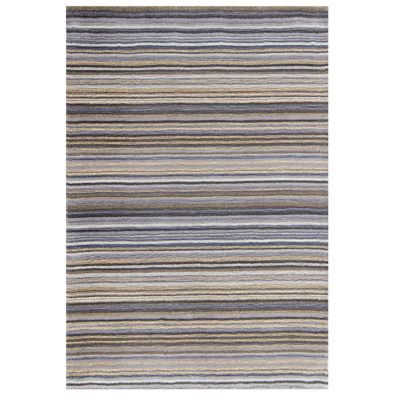 Carter Striped Rug - Grey Carter Striped Rug - Grey