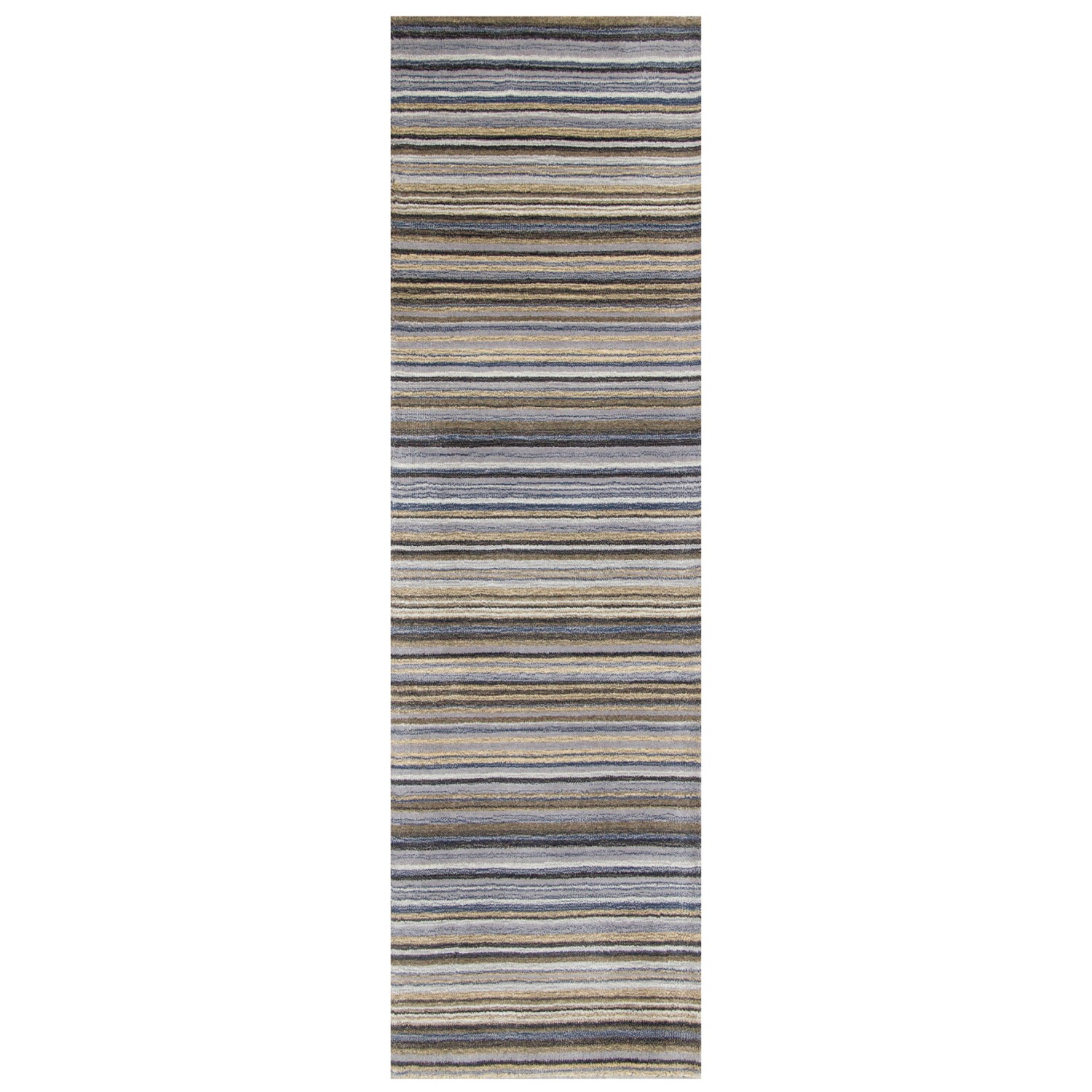 Carter Striped Rug - Grey Carter Striped Rug - Grey