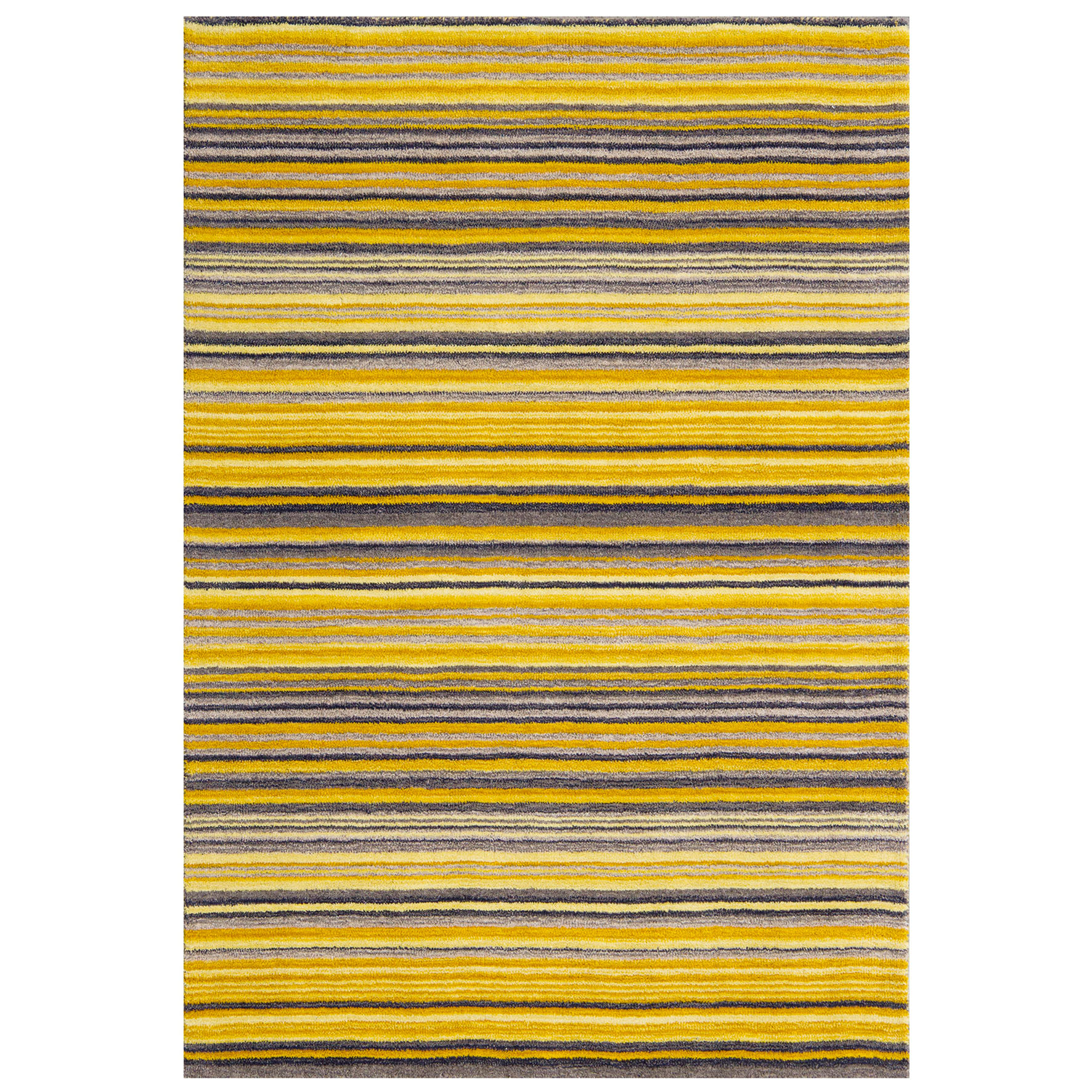 Carter Striped Rug - Ochre