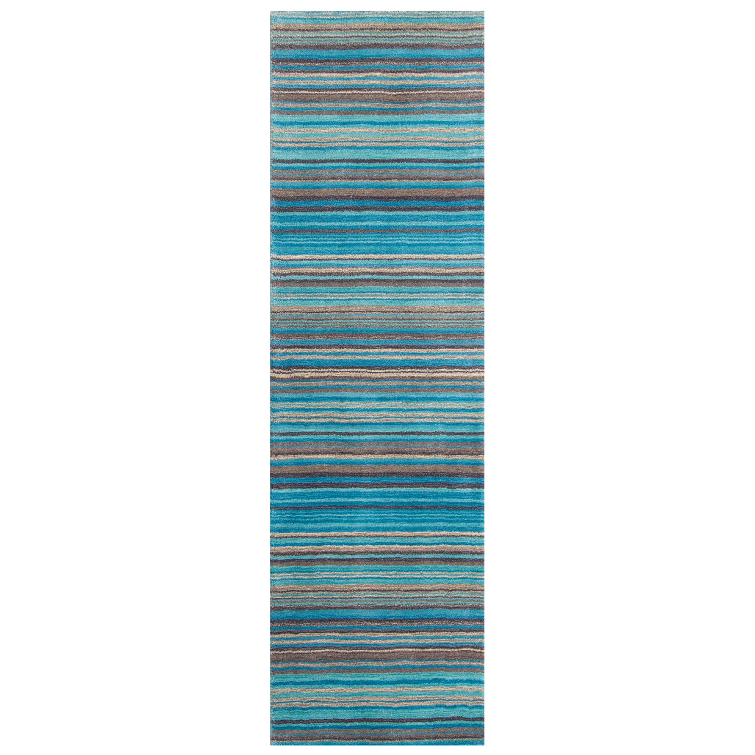 Carter Striped Rug - Teal Carter Striped Rug - Teal