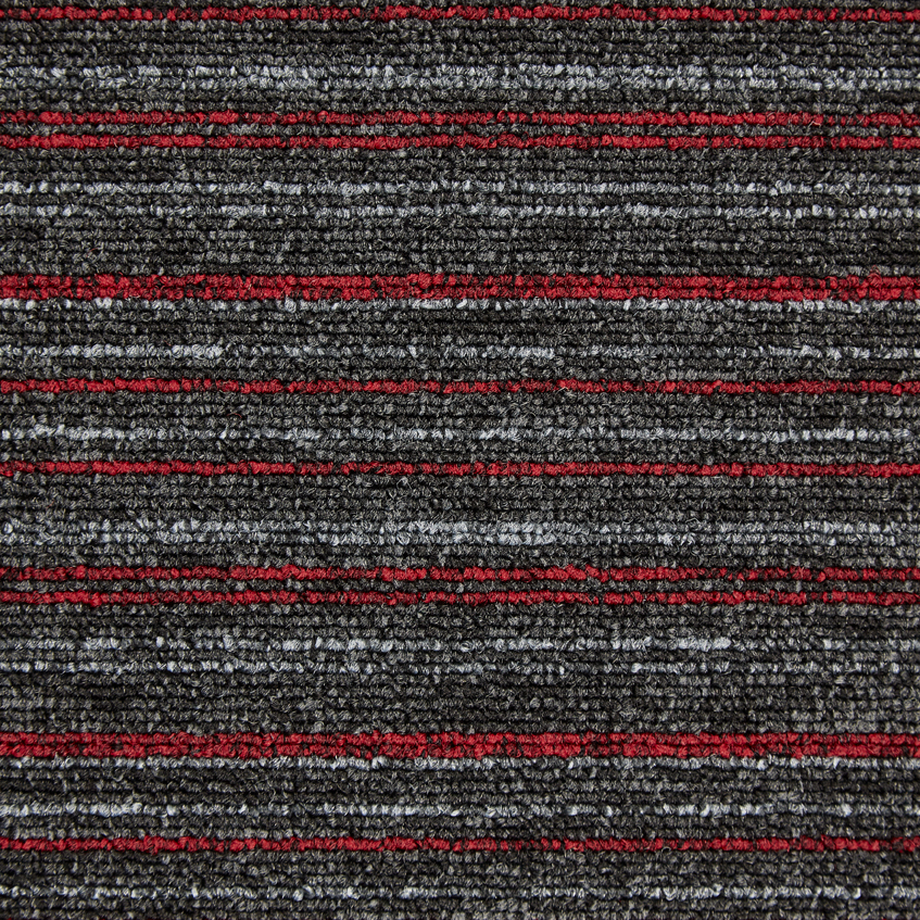 Sprint Stripe Carpet Tiles - 520 Flame