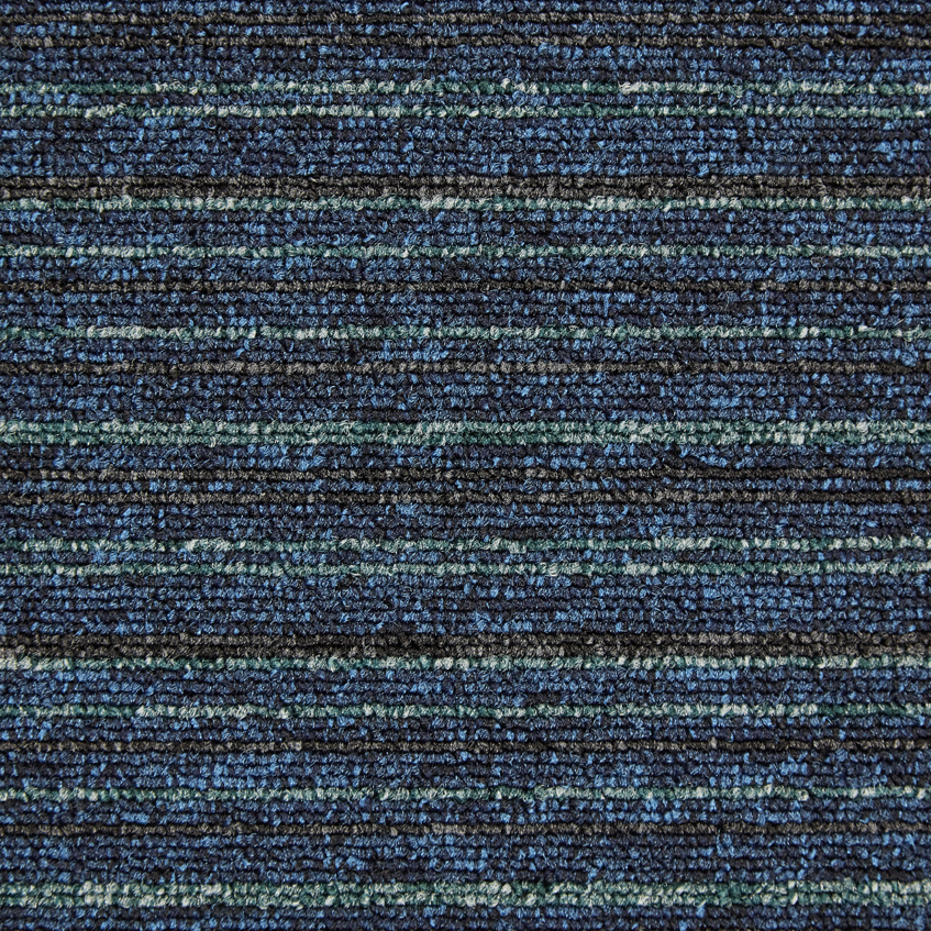 Sprint Stripe Carpet Tiles - 583 Admiral