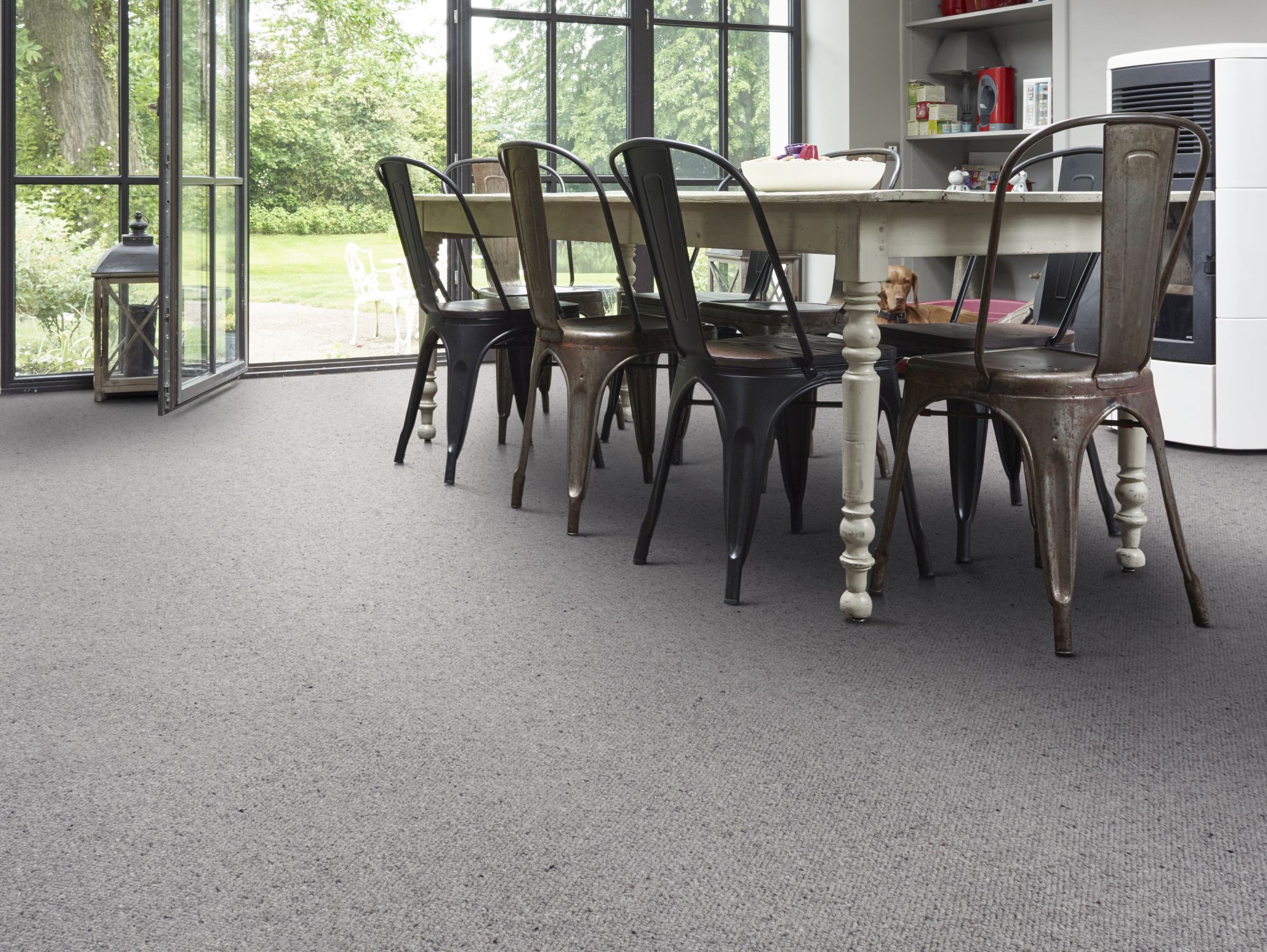 Cottage Berber Wool Loop Carpet - Grey 930 Cottage Berber Wool Loop Carpet - Grey 930