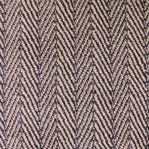 Firenze Chevron Wilton Pattern Carpet - Midnight Gold