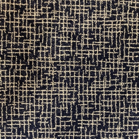 Firenze Grids Wilton Pattern Carpet - Cosmic Blue