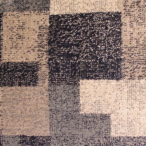 Firenze Patchwork Wilton Pattern Carpet - Dusty Blue