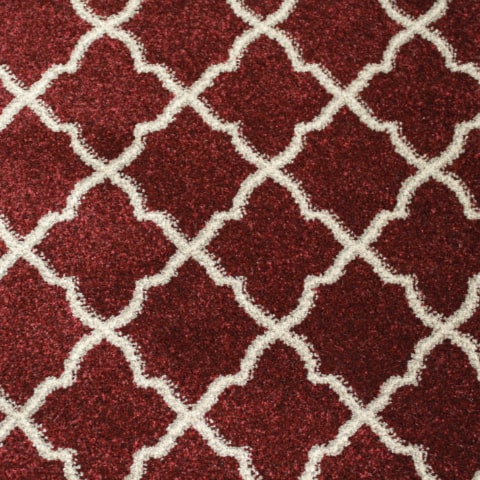 Firenze Marrakesh Wilton Pattern Carpet - Ruby