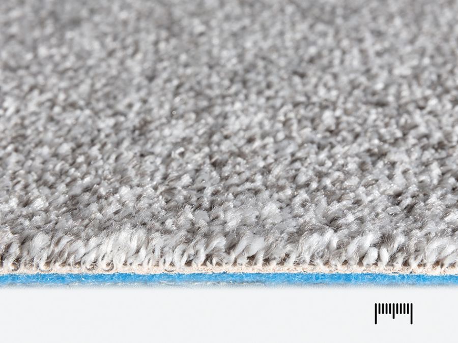 Hannover Heathers Saxony Carpet - Soft Steel 945