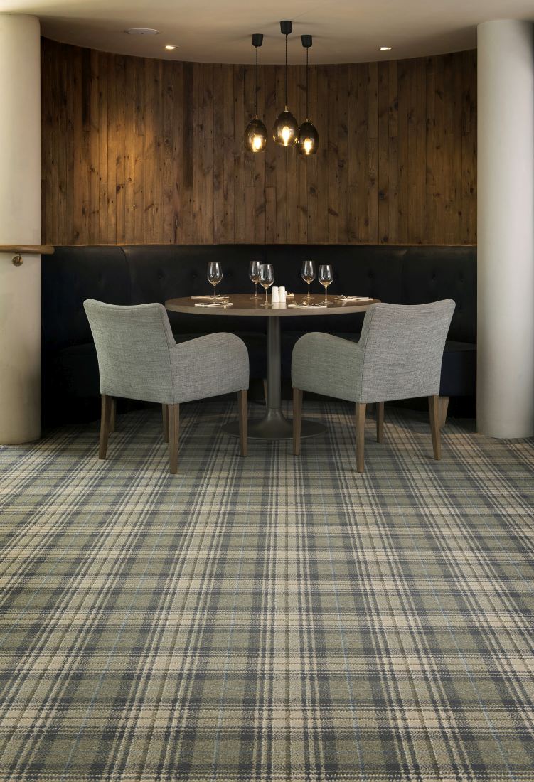 Country House Beaumont Tartan Carpet - Inkstone Country House Beaumont Tartan Carpet - Inkstone