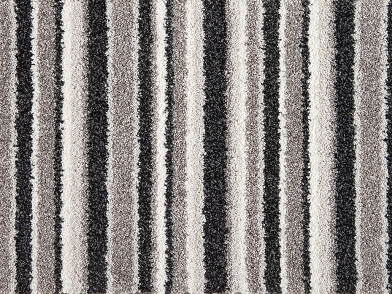 Swedish Saxony Stripes Carpet - Grey 96