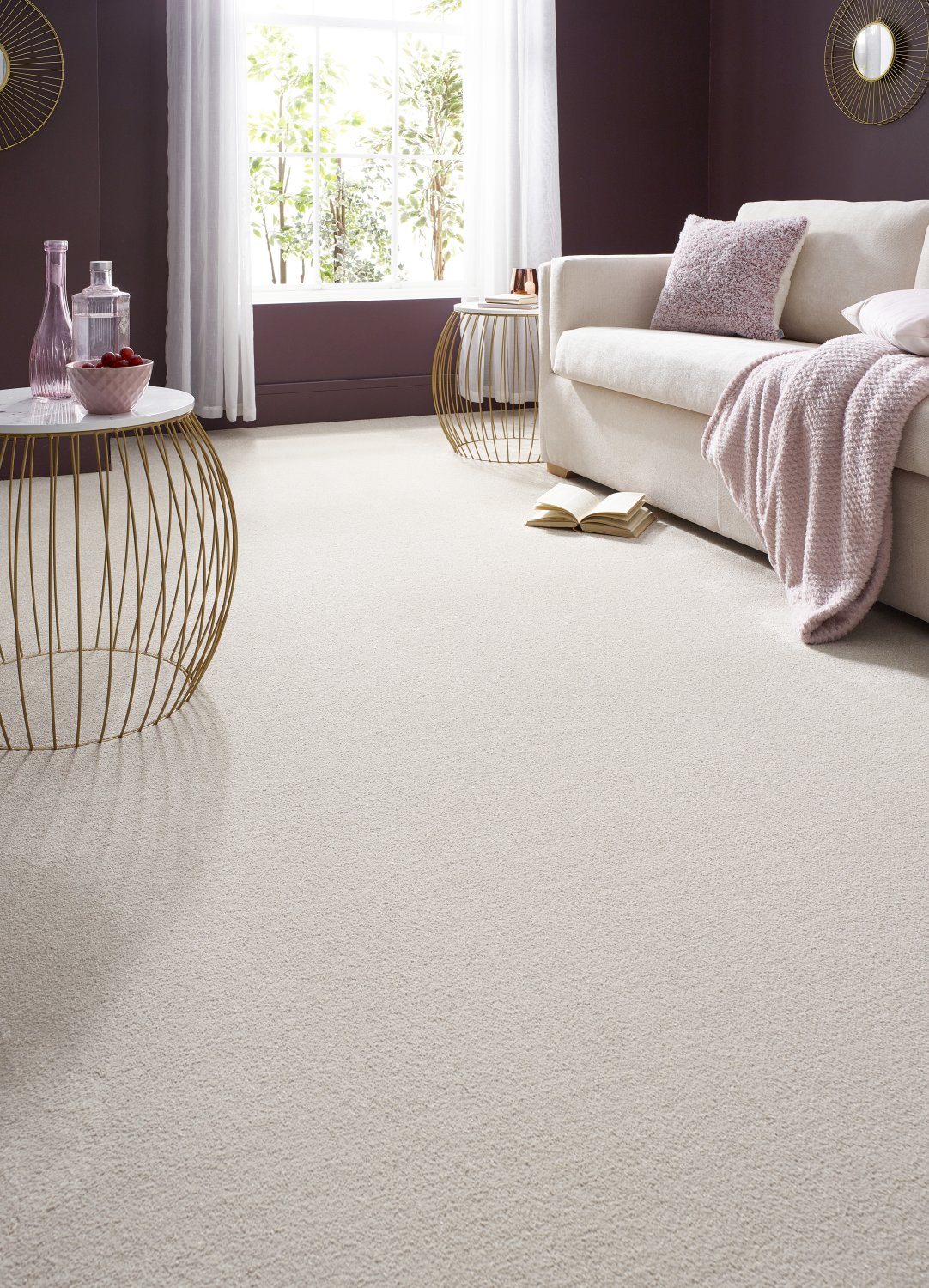 Stainfree Reflections Twist Carpet - Cotton