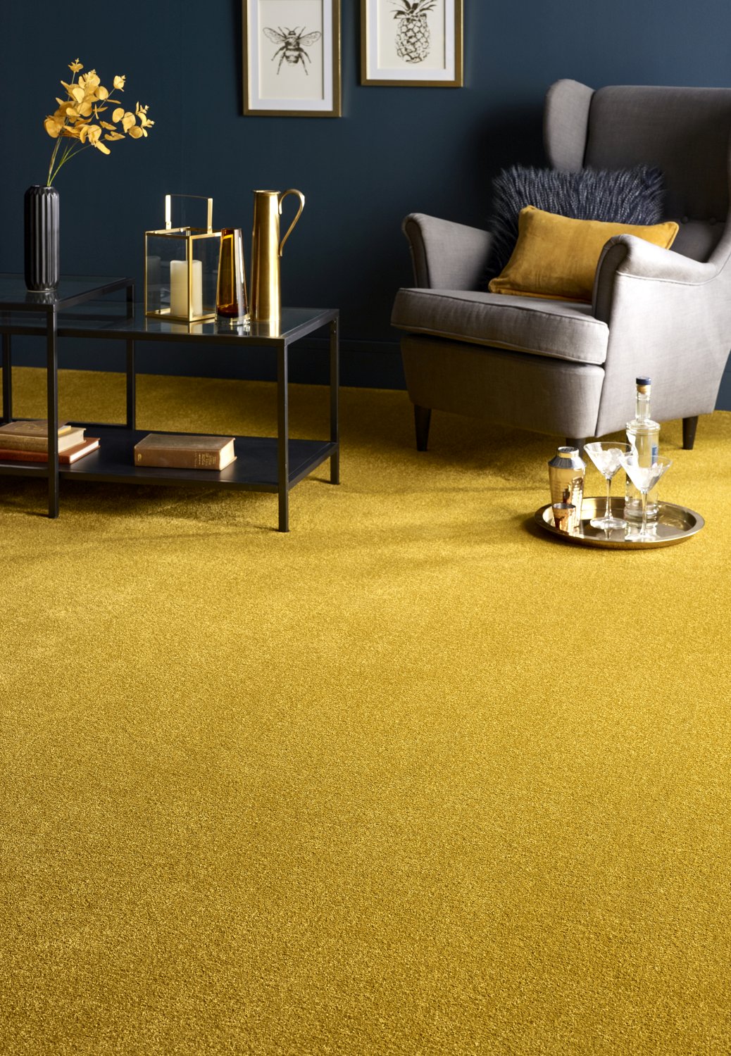 Invincible Chic Deluxe Soft Twist Carpet - Honeycomb 13626/19