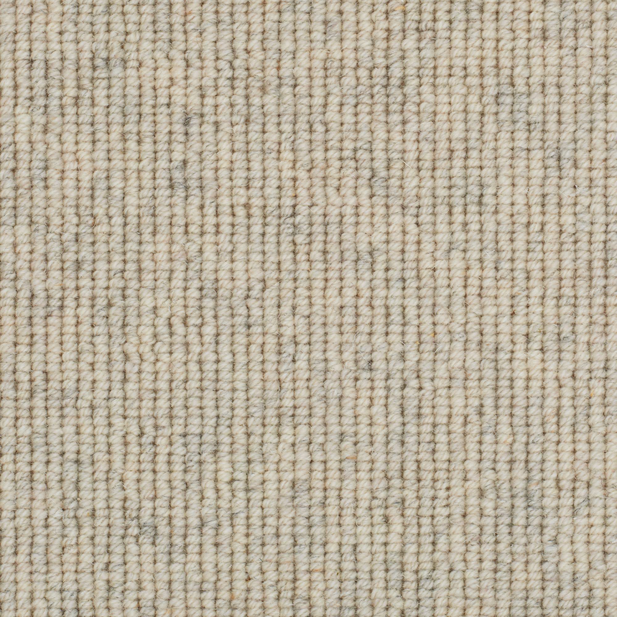 Porto Luxury Wool Loop Carpet - Plain Ivory 01