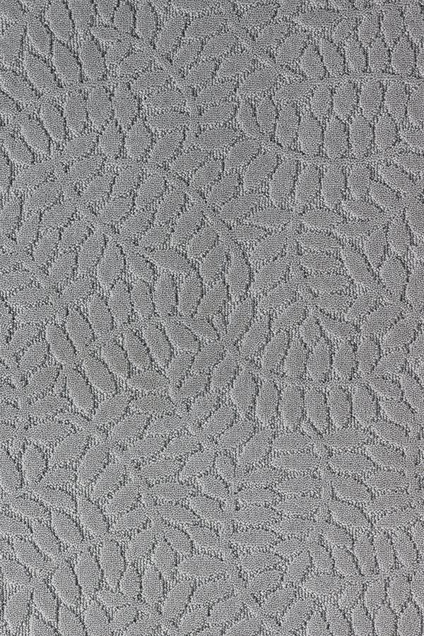 Terrean Pattern Carpet - Frond Gra