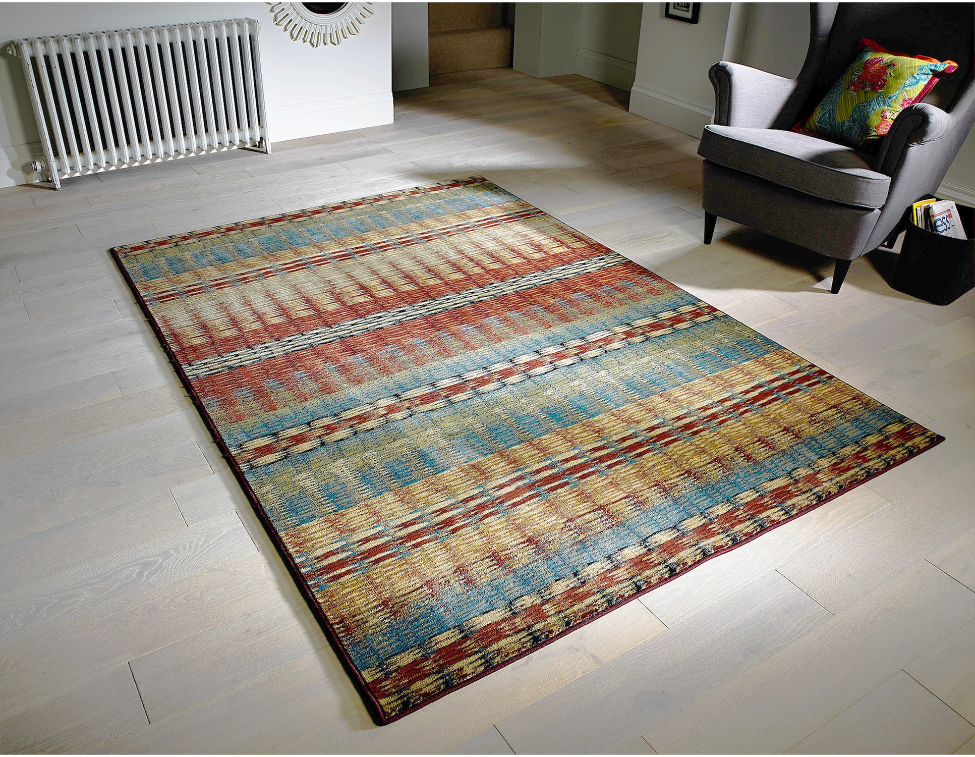Florenza Striped rug - 90X Multi Florenza Striped rug - 90X Multi
