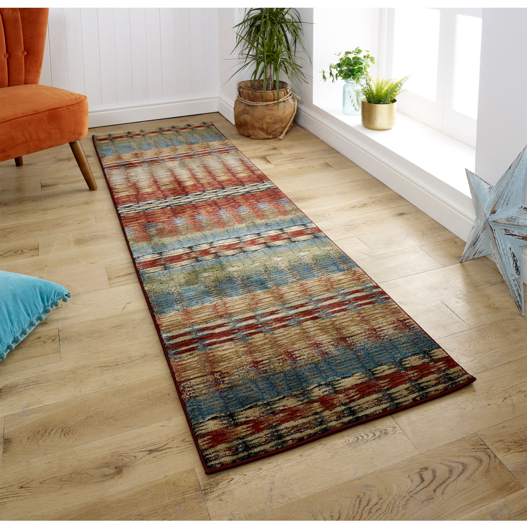 Florenza Striped rug - 90X Multi Florenza Striped rug - 90X Multi