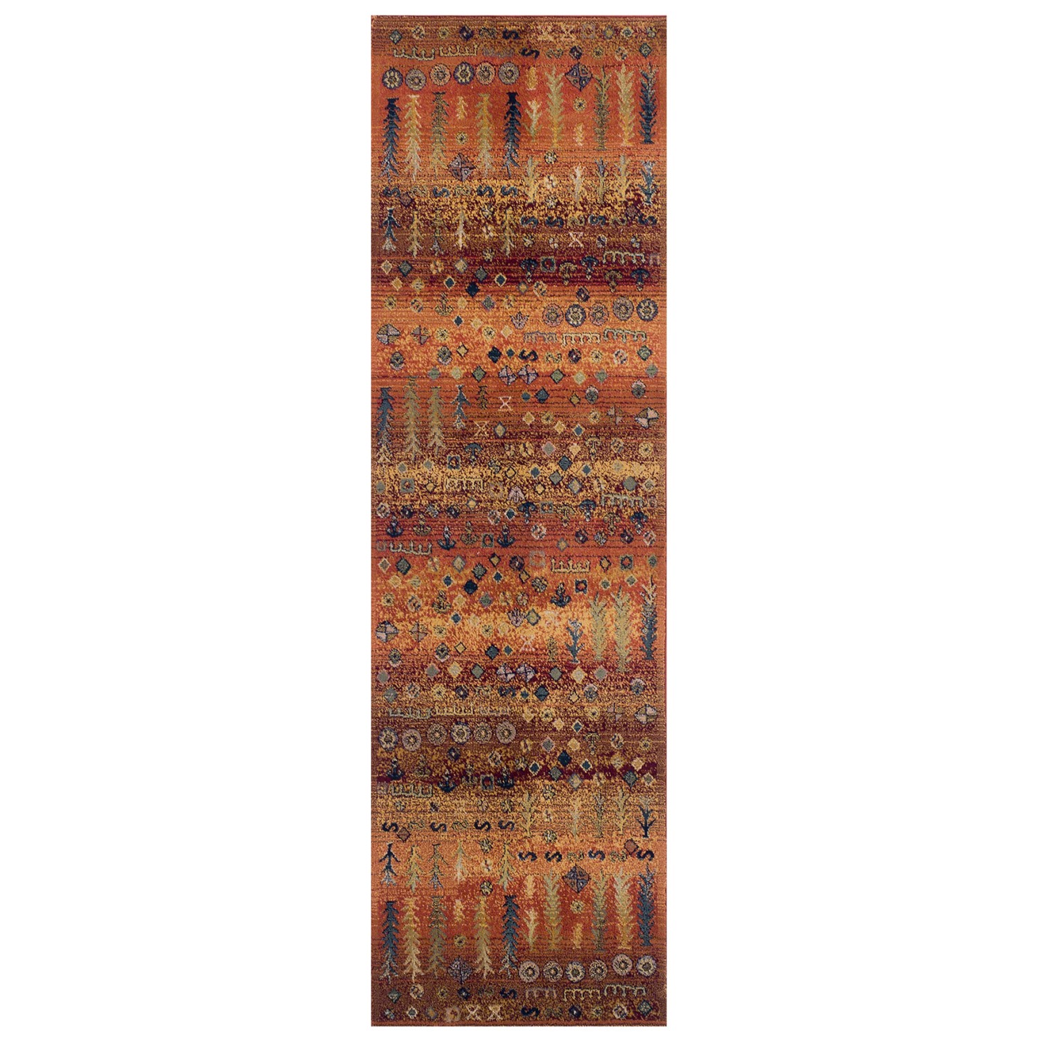 Gabbeh Ethnic Runner - 415c Gabbeh Ethnic Runner - 415c