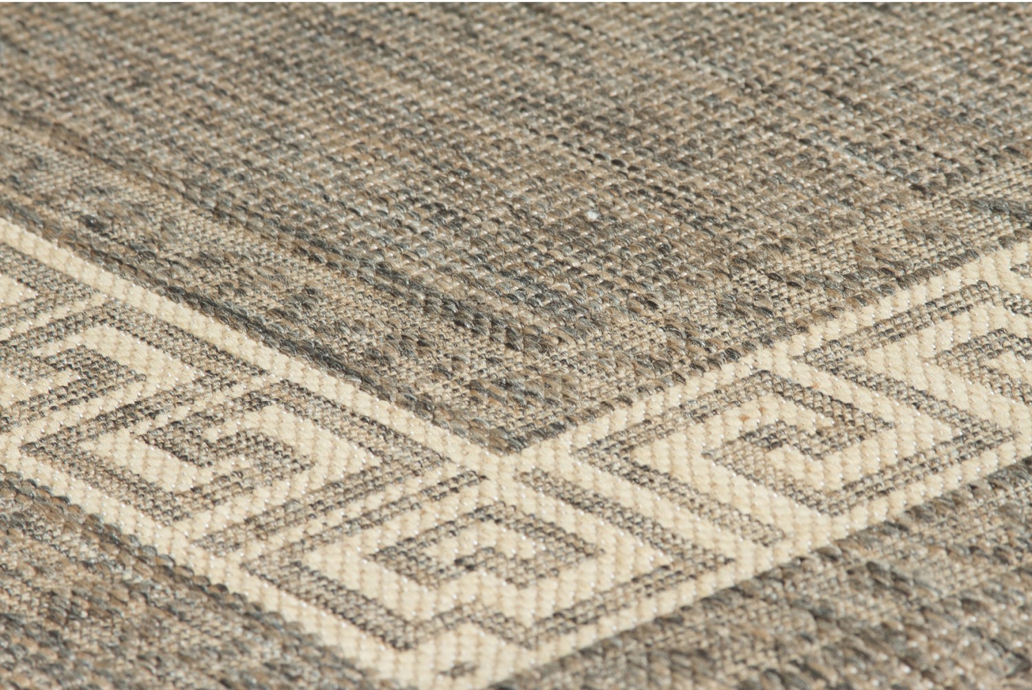 Greek Anti Slip Flatweave Runner - Grey Greek Anti Slip Flatweave Runner - Grey