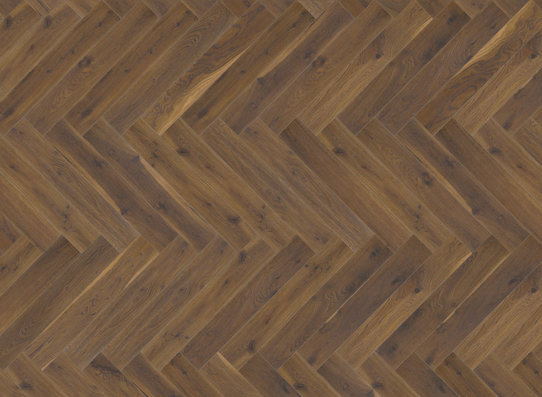 Coffee Oak Herringbone 