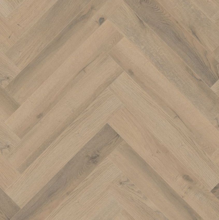 Greige Oak Herringbone 