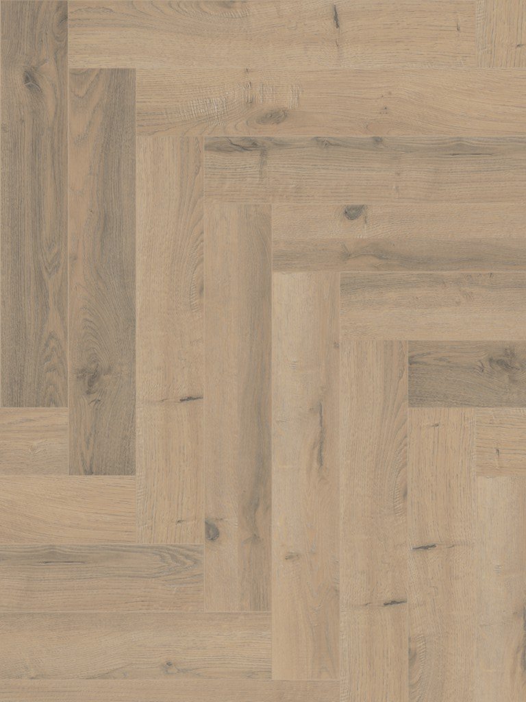 Greige Oak Herringbone 