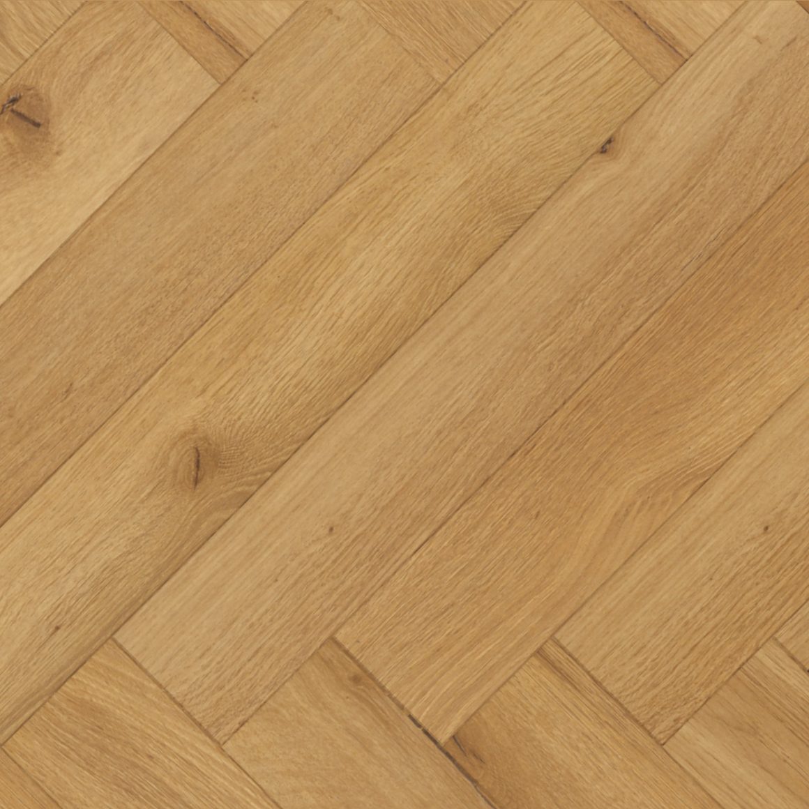 Robust Natural Oak Herringbone 