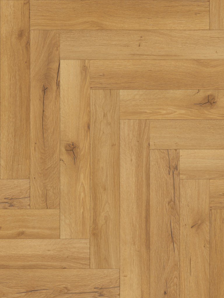 Robust Natural Oak Herringbone 