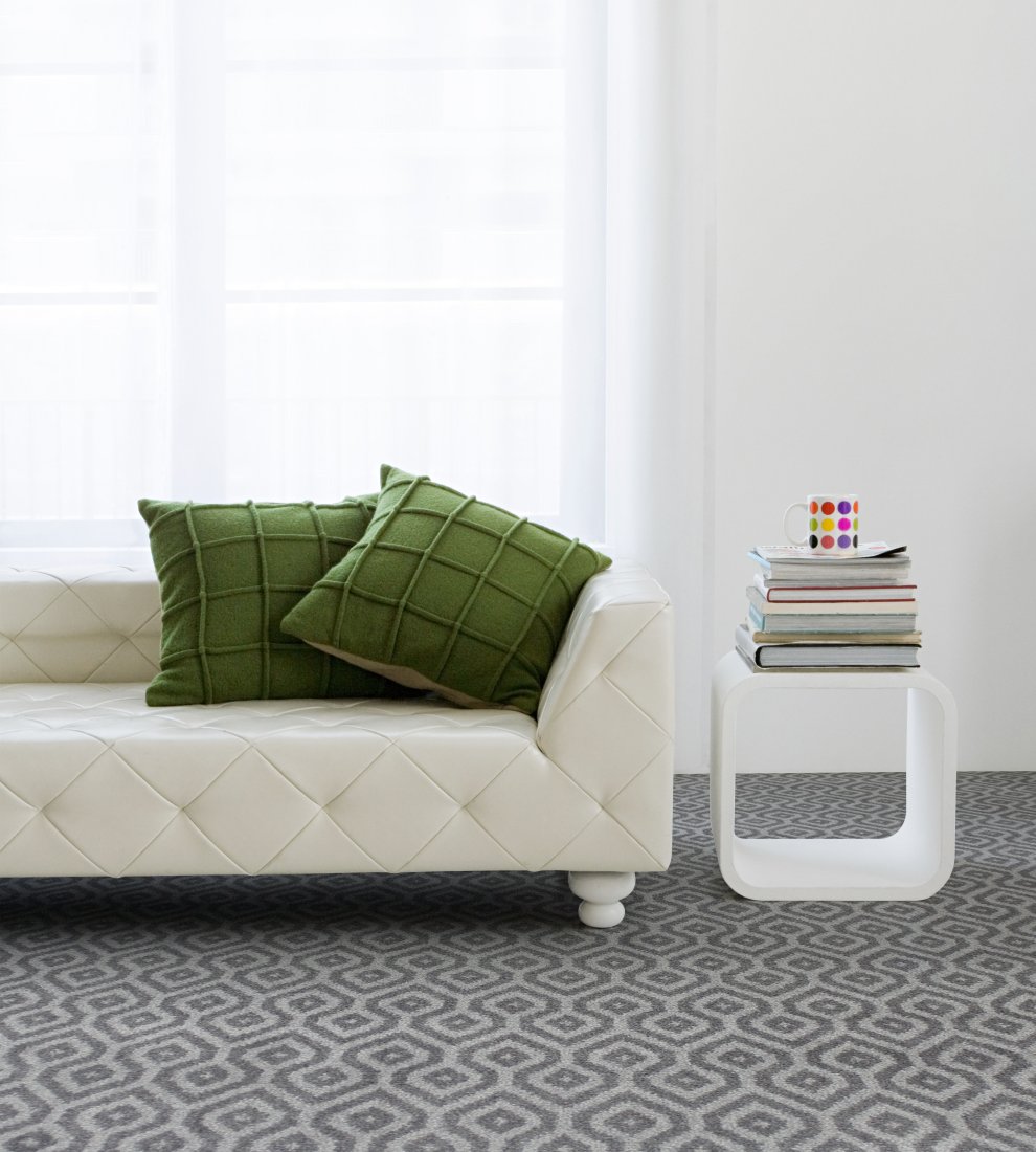Moda Pattern Wool Carpet - Verona Charcoal