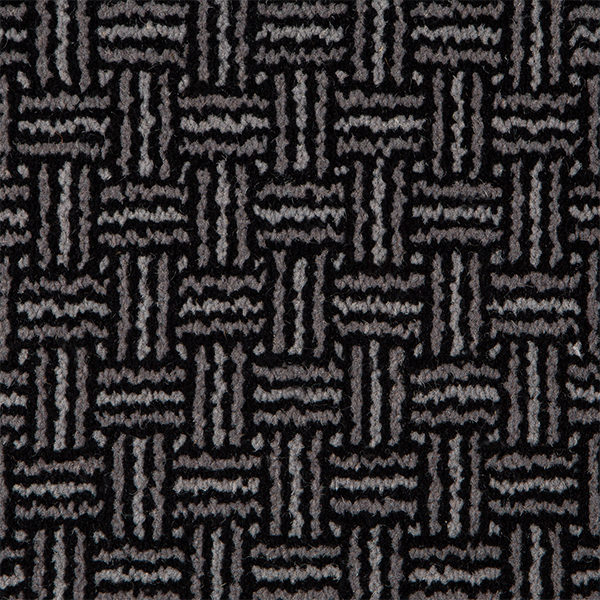 Moda Pattern Wool Carpet - Brescia Black