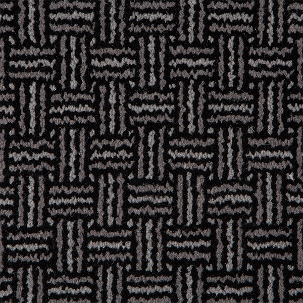 Moda Pattern Wool Carpet - Brescia Black Moda Pattern Wool Carpet - Brescia Black