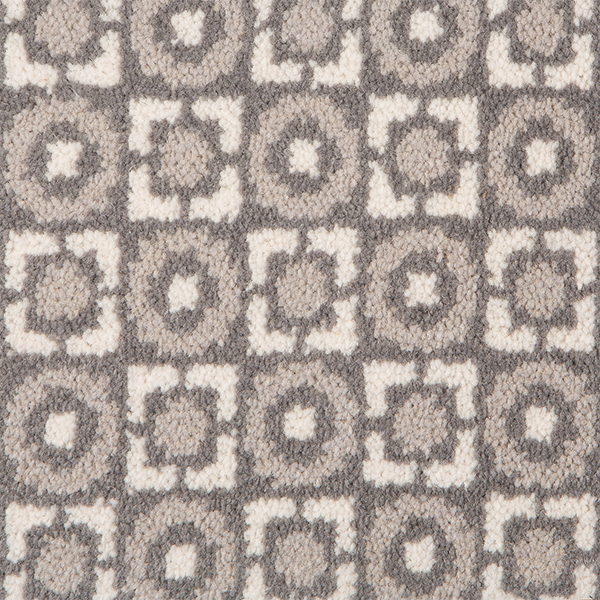 Moda Pattern Wool Carpet - Genoa Shale